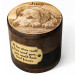 Dark Wooden Dog Urns